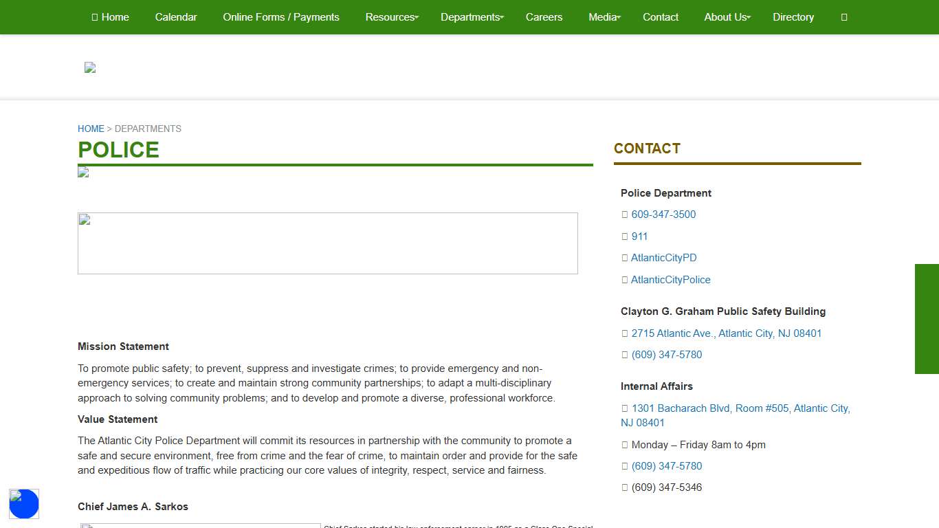 The Official Website of City of Atlantic City, NJ - Police